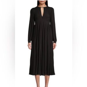 NWT Michael Kors Elegant Black Long Sleeve Dress